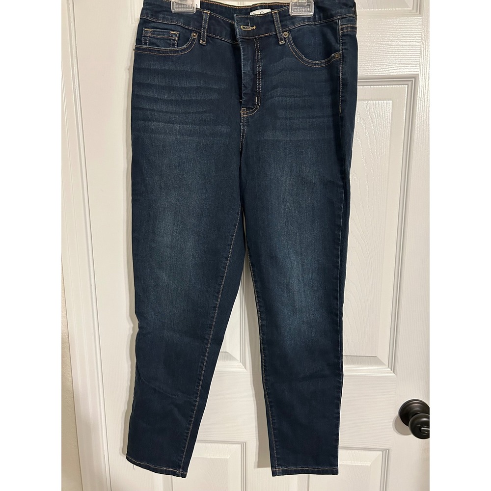 Jessica Simpson Womens High Rise Skinny Ankle Jeans Dark Wash Blue Size 10 NWT